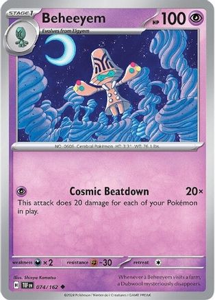 Beheeyem 74 - SV05 Temporal Forces - Premium Pokemon Single from Nintendo - Just $0.25! Shop now at Game Crave Tournament Store