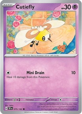 Cutiefly 75 - SV05 Temporal Forces - Premium Pokemon Single from Nintendo - Just $0.25! Shop now at Game Crave Tournament Store