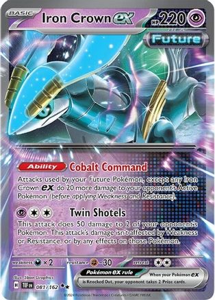 Iron Crown ex 81 - SV05 Temporal Forces Holofoil - Premium Pokemon Single from Nintendo - Just $0.83! Shop now at Game Crave Tournament Store