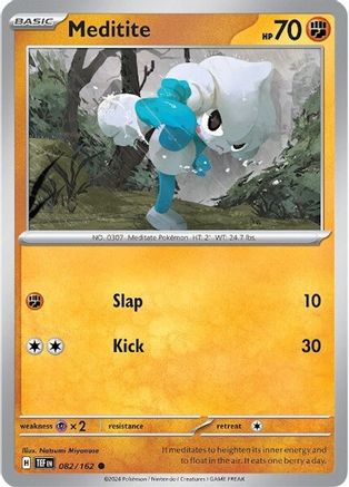 Meditite 82 - SV05 Temporal Forces - Premium Pokemon Single from Nintendo - Just $0.25! Shop now at Game Crave Tournament Store