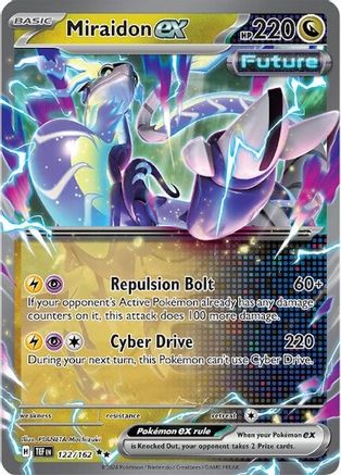 Miraidon ex 122 - SV05 Temporal Forces Holofoil - Premium Pokemon Single from Nintendo - Just $0.50! Shop now at Game Crave Tournament Store