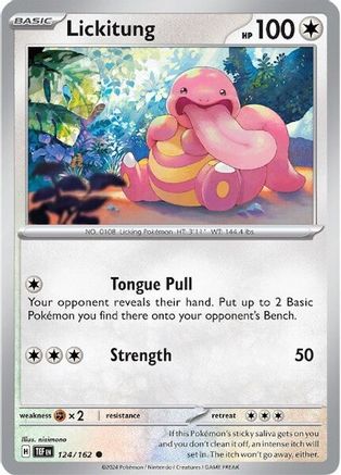 Lickitung 124 - SV05 Temporal Forces - Premium Pokemon Single from Nintendo - Just $0.25! Shop now at Game Crave Tournament Store