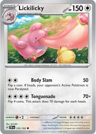 Lickilicky 125 - SV05 Temporal Forces - Premium Pokemon Single from Nintendo - Just $0.25! Shop now at Game Crave Tournament Store