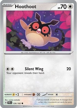 Hoothoot 126 - SV05 Temporal Forces - Premium Pokemon Single from Nintendo - Just $0.25! Shop now at Game Crave Tournament Store