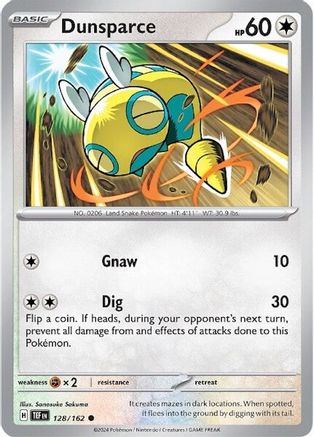 Dunsparce 128 - SV05 Temporal Forces - Premium Pokemon Single from Nintendo - Just $0.25! Shop now at Game Crave Tournament Store