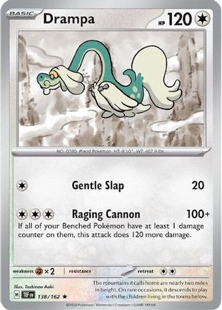 Drampa 138 - SV05 Temporal Forces Holofoil - Premium Pokemon Single from Nintendo - Just $0.50! Shop now at Game Crave Tournament Store