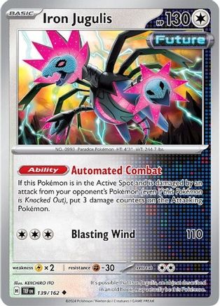 Iron Jugulis 139 - SV05 Temporal Forces - Premium Pokemon Single from Nintendo - Just $0.25! Shop now at Game Crave Tournament Store