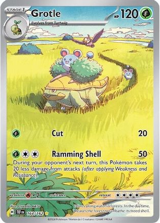 Grotle 164 - SV05 Temporal Forces Holofoil - Premium Pokemon Single from Nintendo - Just $3.54! Shop now at Game Crave Tournament Store