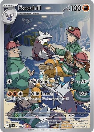 Excadrill 174 - SV05 Temporal Forces Holofoil - Premium Pokemon Single from Nintendo - Just $2.79! Shop now at Game Crave Tournament Store