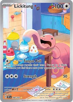 Lickitung 180 - SV05 Temporal Forces Holofoil - Premium Pokemon Single from Nintendo - Just $3.69! Shop now at Game Crave Tournament Store