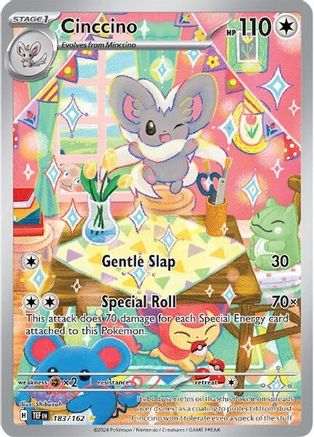 Cinccino 183 - SV05 Temporal Forces Holofoil - Premium Pokemon Single from Nintendo - Just $6.89! Shop now at Game Crave Tournament Store