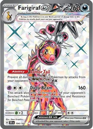 Farigiraf ex 194 - SV05 Temporal Forces Holofoil - Premium Pokemon Single from Nintendo - Just $1.19! Shop now at Game Crave Tournament Store