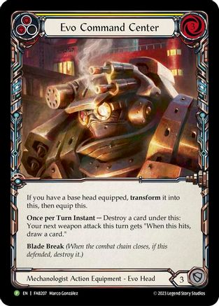 Evo Command Center - FAB207 (FAB207) - Flesh and Blood: Promo Cards Rainbow Foil