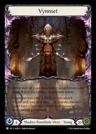 Vynnset - HER112 (HER112) - Flesh and Blood: Promo Cards Rainbow Foil