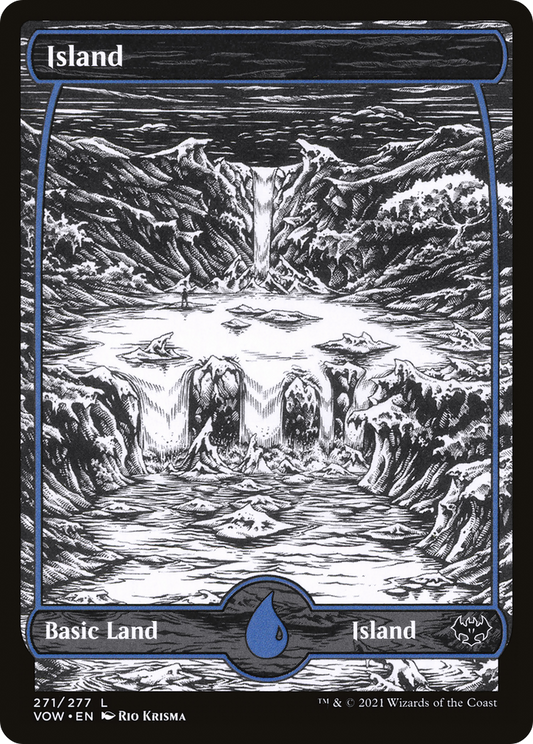 Island (VOW-271) - Innistrad: Crimson Vow: (Showcase) - Premium MTG Single from Wizards of the Coast - Just $0.08! Shop now at Game Crave Tournament Store