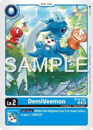 DemiVeemon (BT16-002) - Beginning Observer - Premium Digimon Single from Bandai - Just $0.65! Shop now at Game Crave Tournament Store