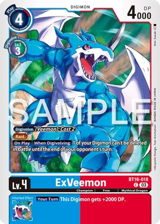 ExVeemon (BT16-018) - Beginning Observer - Premium Digimon Single from Bandai - Just $0.25! Shop now at Game Crave Tournament Store