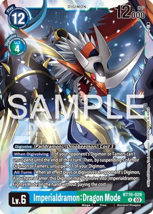 Imperialdramon: Dragon Mode (BT16-028) - Beginning Observer Foil - Premium Digimon Single from Bandai - Just $0.62! Shop now at Game Crave Tournament Store