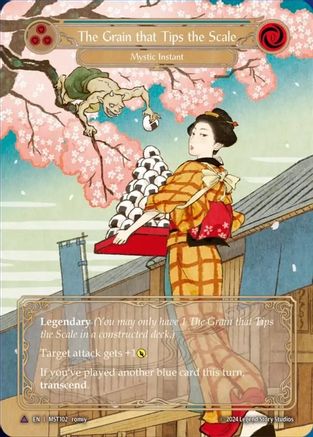 The Grain that Tips the Scale (Marvel) (MST102) - Part the Mistveil Cold Foil