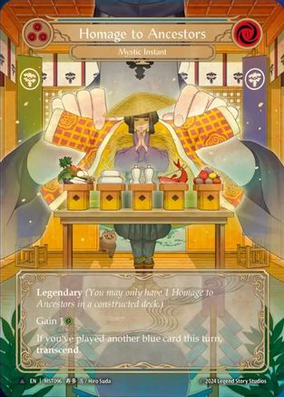 Homage to Ancestors (Marvel) (MST096) - Part the Mistveil Cold Foil