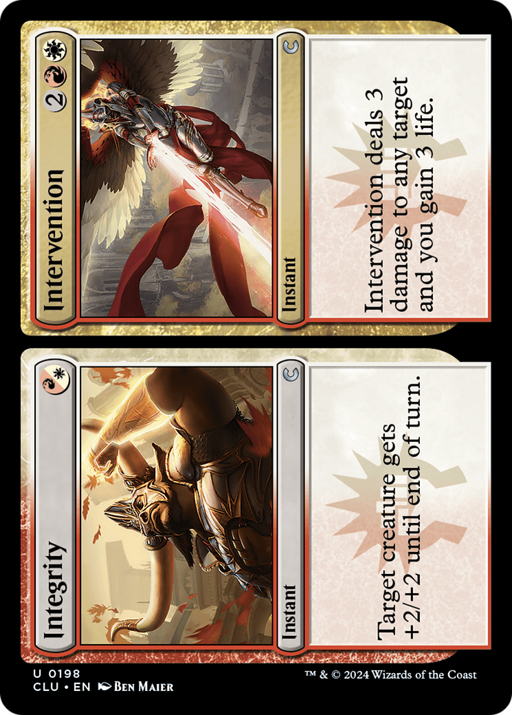 Integrity // Intervention (CLU-198) - Ravnica: Clue Edition - Premium MTG Single from Wizards of the Coast - Just $0.25! Shop now at Game Crave Tournament Store