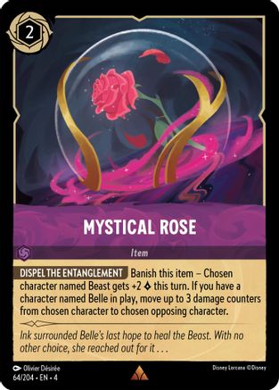 Mystical Rose (64/204) - Ursulas Return - Premium Lorcana Single from Ursula's Return - Just $0.25! Shop now at Game Crave Tournament Store