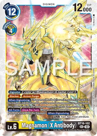Magnamon (X Antibody) (BT16-102) - Beginning Observer Foil - Premium Digimon Single from Bandai - Just $51.25! Shop now at Game Crave Tournament Store