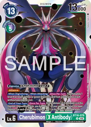 Cherubimon (X Antibody) (BT16-079) - Beginning Observer Foil - Premium Digimon Single from Bandai - Just $0.25! Shop now at Game Crave Tournament Store