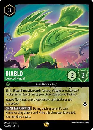 Diablo - Devoted Herald (70/204) - Ursulas Return - Premium Lorcana Single from Ursula's Return - Just $17.57! Shop now at Game Crave Tournament Store