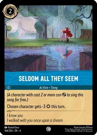 Seldom All They Seem (164/204) - Ursulas Return Cold Foil - Premium Lorcana Single from Ursula's Return - Just $0.25! Shop now at Game Crave Tournament Store