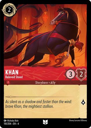 Khan - Beloved Steed (110/204) - Ursulas Return - Premium Lorcana Single from Ursula's Return - Just $0.25! Shop now at Game Crave Tournament Store