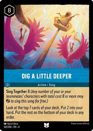 Dig a Little Deeper (162/204) - Ursulas Return - Premium Lorcana Single from Ursula's Return - Just $0.25! Shop now at Game Crave Tournament Store