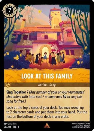 Look at This Family (28/204) - Ursulas Return - Premium Lorcana Single from Ursula's Return - Just $0.25! Shop now at Game Crave Tournament Store