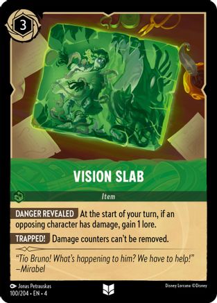 Vision Slab (100/204) - Ursulas Return - Premium Lorcana Single from Ursula's Return - Just $0.25! Shop now at Game Crave Tournament Store