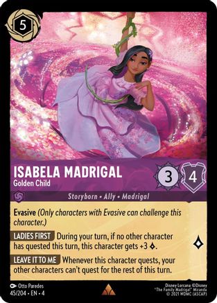 Isabela Madrigal - Golden Child (45/204) - Ursulas Return Cold Foil - Premium Lorcana Single from Ursula's Return - Just $0.59! Shop now at Game Crave Tournament Store