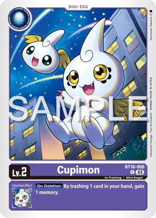 Cupimon (BT16-006) - Beginning Observer - Premium Digimon Single from Bandai - Just $0.81! Shop now at Game Crave Tournament Store