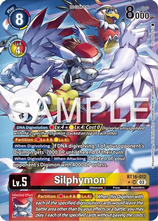 Silphymon (Alternate Art) (BT16-012) - Beginning Observer Foil - Premium Digimon Single from Bandai - Just $13.41! Shop now at Game Crave Tournament Store