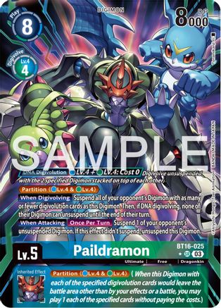 Paildramon (Alternate Art) (BT16-025) - Beginning Observer Foil - Premium Digimon Single from Bandai - Just $60.60! Shop now at Game Crave Tournament Store