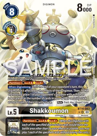 Shakkoumon (Alternate Art) (BT16-063) - Beginning Observer Foil - Premium Digimon Single from Bandai - Just $13.92! Shop now at Game Crave Tournament Store
