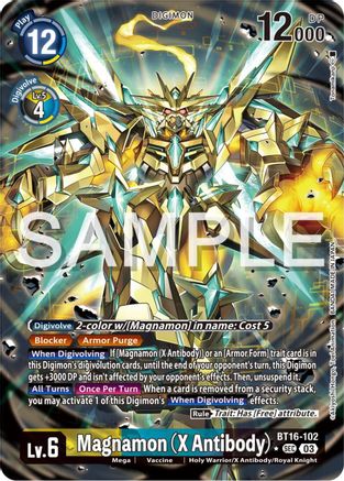 Magnamon (X Antibody) (Alternate Art) (BT16-102) - Beginning Observer Foil - Premium Digimon Single from Bandai - Just $90.69! Shop now at Game Crave Tournament Store