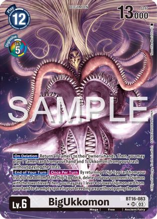 BigUkkomon (Alternate Art) (BT16-083) - Beginning Observer Foil - Premium Digimon Single from Bandai - Just $2.72! Shop now at Game Crave Tournament Store