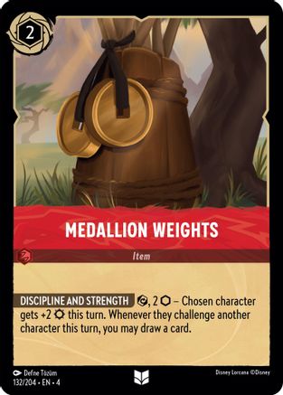 Medallion Weights (132/204) - Ursulas Return - Premium Lorcana Single from Ursula's Return - Just $0.25! Shop now at Game Crave Tournament Store