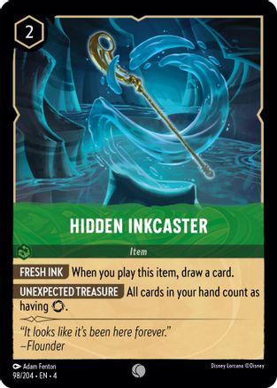 Hidden Inkcaster (98/204) - Ursulas Return - Premium Lorcana Single from Ursula's Return - Just $0.25! Shop now at Game Crave Tournament Store