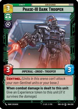 Phase-III Dark Trooper (084/262) - Shadows of the Galaxy - Premium Star Wars: Unlimited Single from Shadows of the Galaxy - Just $0.56! Shop now at Game Crave Tournament Store