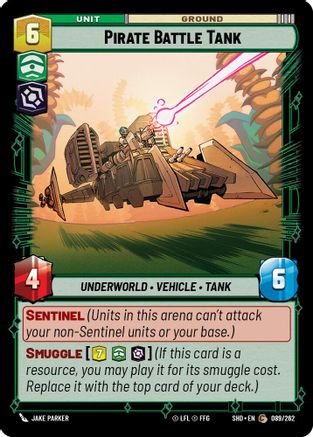 Pirate Battle Tank (089/262) - Shadows of the Galaxy Foil - Premium Star Wars: Unlimited Single from Shadows of the Galaxy - Just $0.08! Shop now at Game Crave Tournament Store