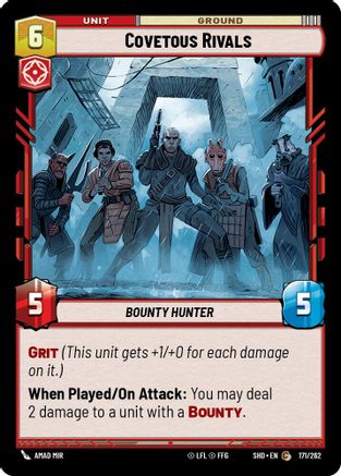 Covetous Rivals (171/262) - Shadows of the Galaxy - Premium Star Wars: Unlimited Single from Shadows of the Galaxy - Just $0.08! Shop now at Game Crave Tournament Store