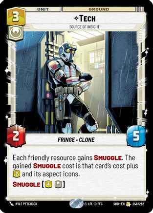 Tech - Source of Insight (248/262) - Shadows of the Galaxy - Premium Star Wars: Unlimited Single from Shadows of the Galaxy - Just $1.19! Shop now at Game Crave Tournament Store