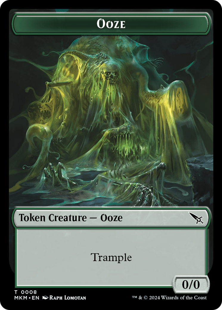 Ooze (TMKM-008) - Murders at Karlov Manor Tokens - Premium MTG Single from Wizards of the Coast - Just $0! Shop now at Game Crave Tournament Store