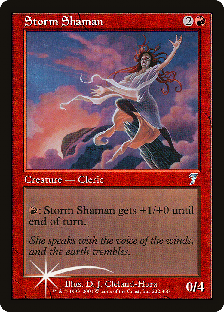 Storm Shaman (7ED-222) - 7th Edition