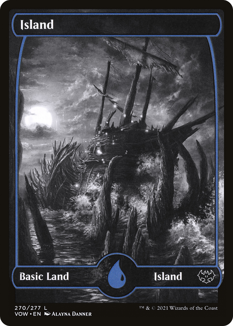 Island (VOW-270) - Innistrad: Crimson Vow: (Showcase) Foil - Premium MTG Single from Wizards of the Coast - Just $0.21! Shop now at Game Crave Tournament Store